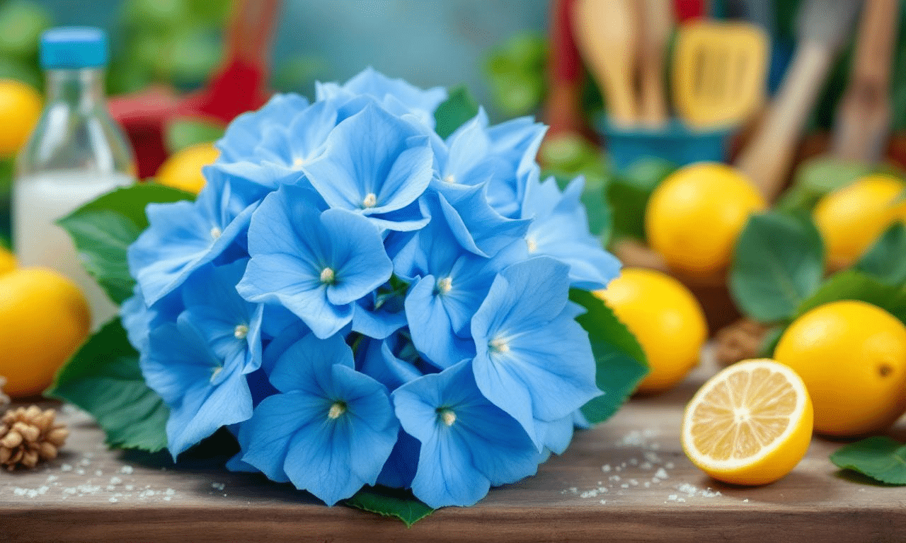 Het geheim achter felblauwe hortensia’s zit waarschijnlijk al in je keukenkastje